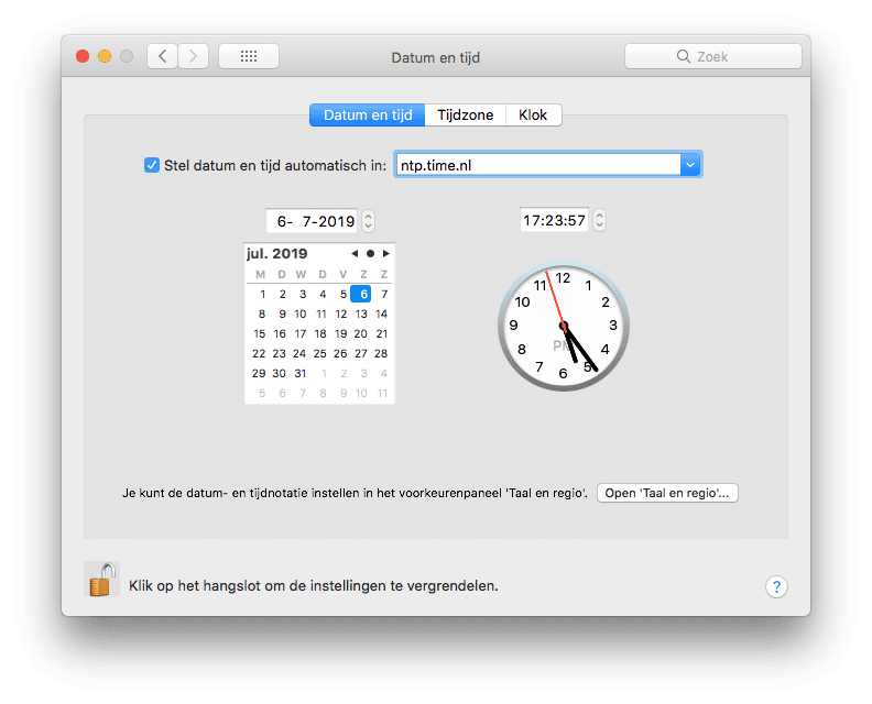 Settings OSX